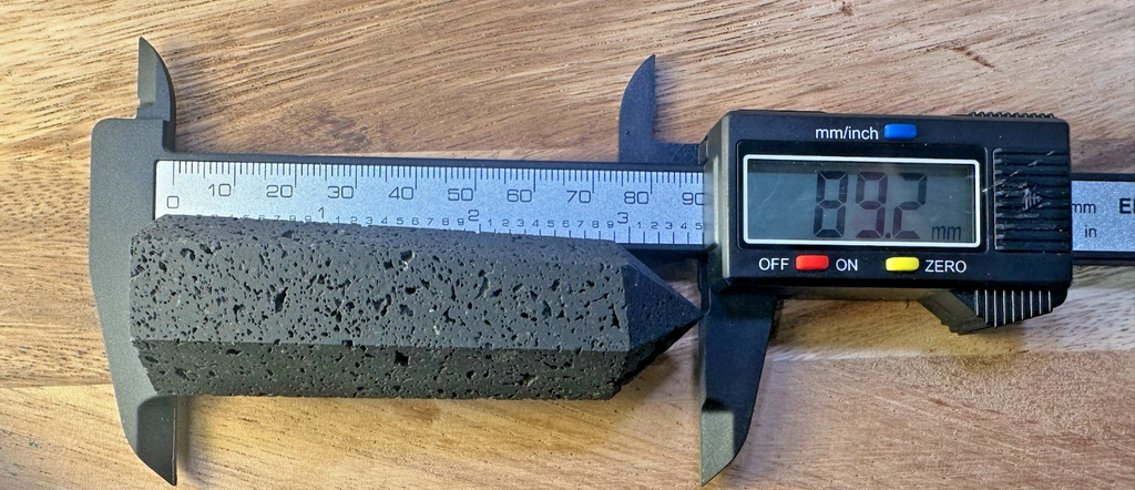 Black Lava Stone Tower – 90mm Volcanic Obelisk ~ Diffuser ~ Reiki ~ Meditation
