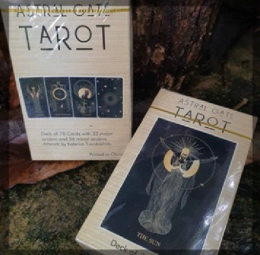 ASTRAL GATE Tarot Card Deck – 78 Cards with Artwork by Kaleriia Tverdokhlib