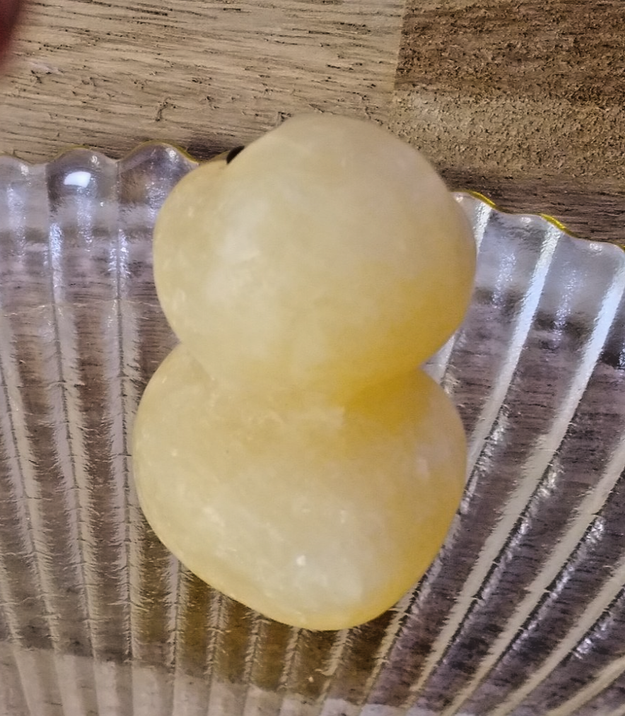 Natural Orange Calcite Duck Carving –4 m Crystal Figurine ~ Joy • Confidence (B)