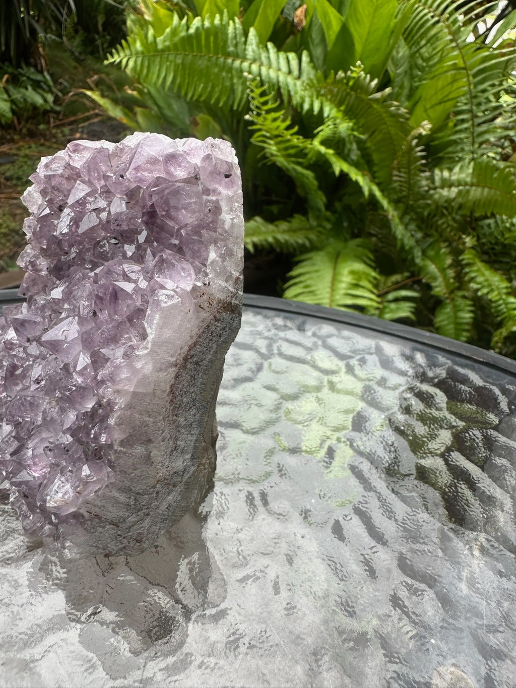 Natural Amethyst Crystal Cluster Druzy Specimen Healing Stone Display