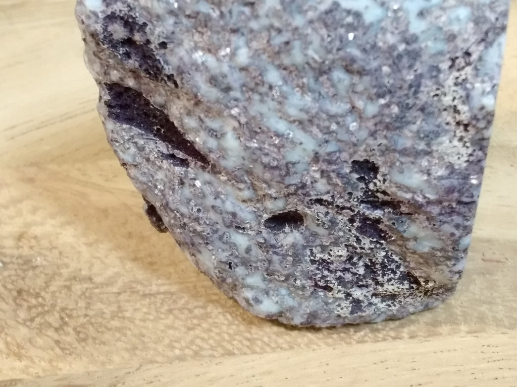 Purple Agate Geode Freeform ~Druzy Crystal Cave polished face ~ 135g 50mm x 45mm