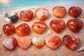Carnelian Crystal Heart x 1 – Polished Stone 3–4cm Confidence • Motivation