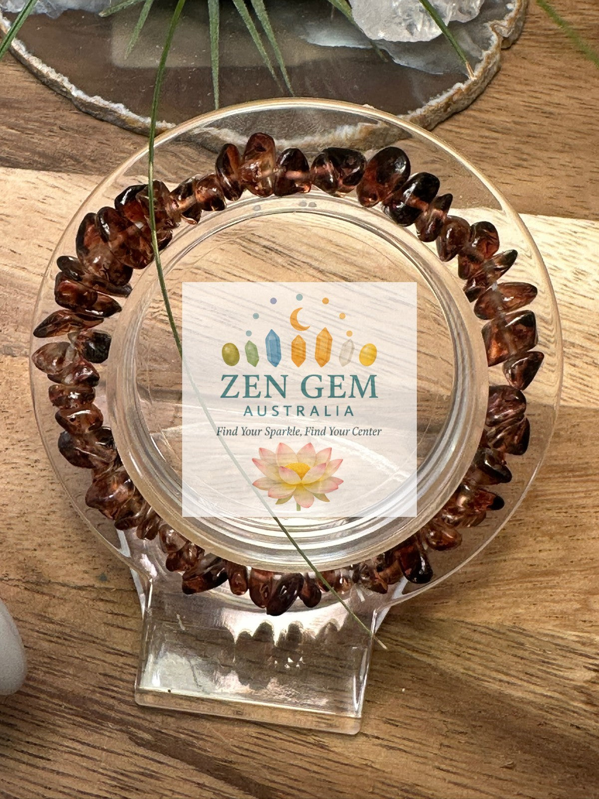 Smoky Quartz Bracelet – Elastic ~ Grounding • Protection • Emotional Calm