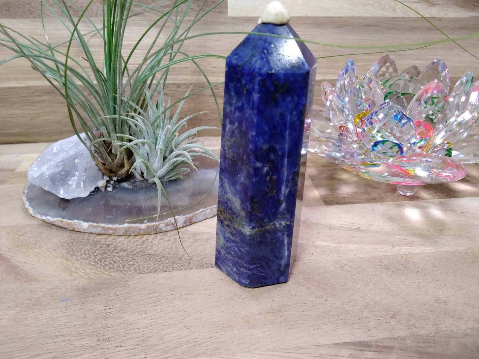 Sodalite Tower ~ 10cm ~ Crystal Generator ~ Blue Stone Healing Crystal ~ 140g
