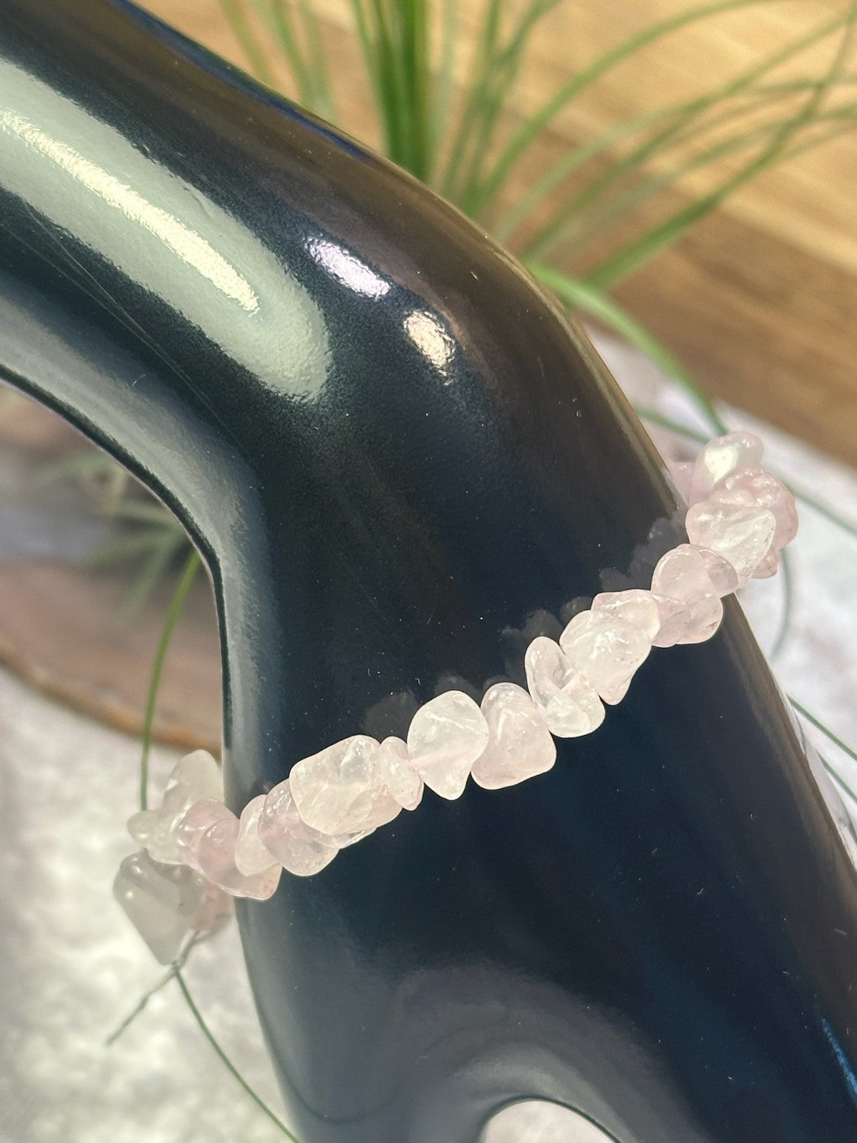 Rose Quartz Bracelet – Elastic ~ Love • Compassion • Emotional Healing