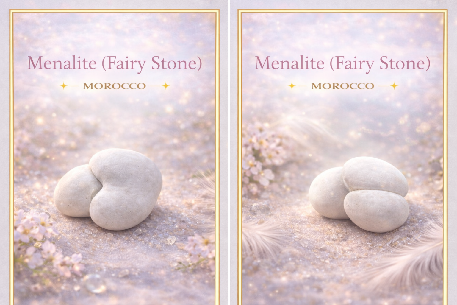 Menalite (Goddess / Fairy Stone) – Natural Concretion – Morocco ~ Collectors