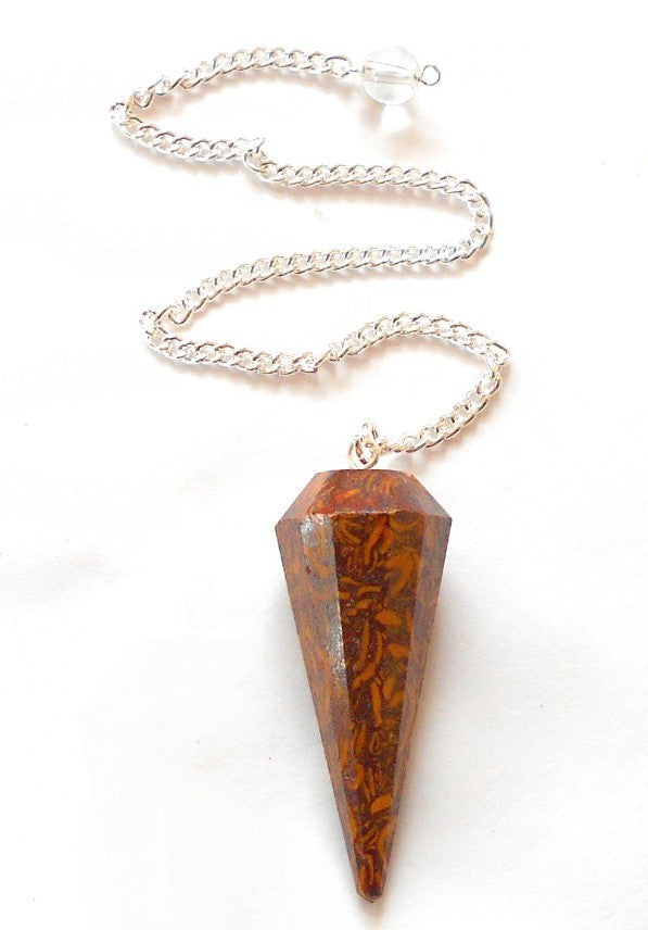 Miriam Jasper (fossil sediment ~ Crystal Dowsing Tool ~ Divination ~ Wisdom •
