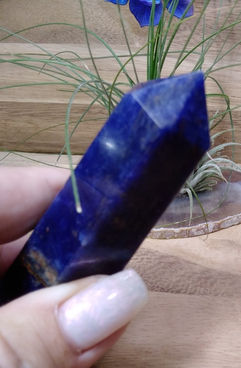 Sodalite Tower ~ 10.5cm ~ Crystal Generator ~ Blue Stone Healing Crystal ~ 122 g