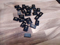 Black Obsidian Rune Stones Set – Engraved Crystal Runes ~Protection • Grounding