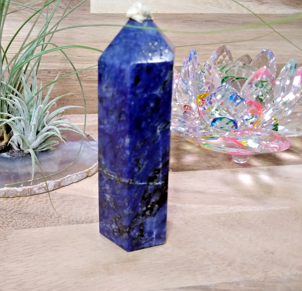 Sodalite Tower ~ 10cm ~ Crystal Generator ~ Blue Stone Healing Crystal ~ 140g