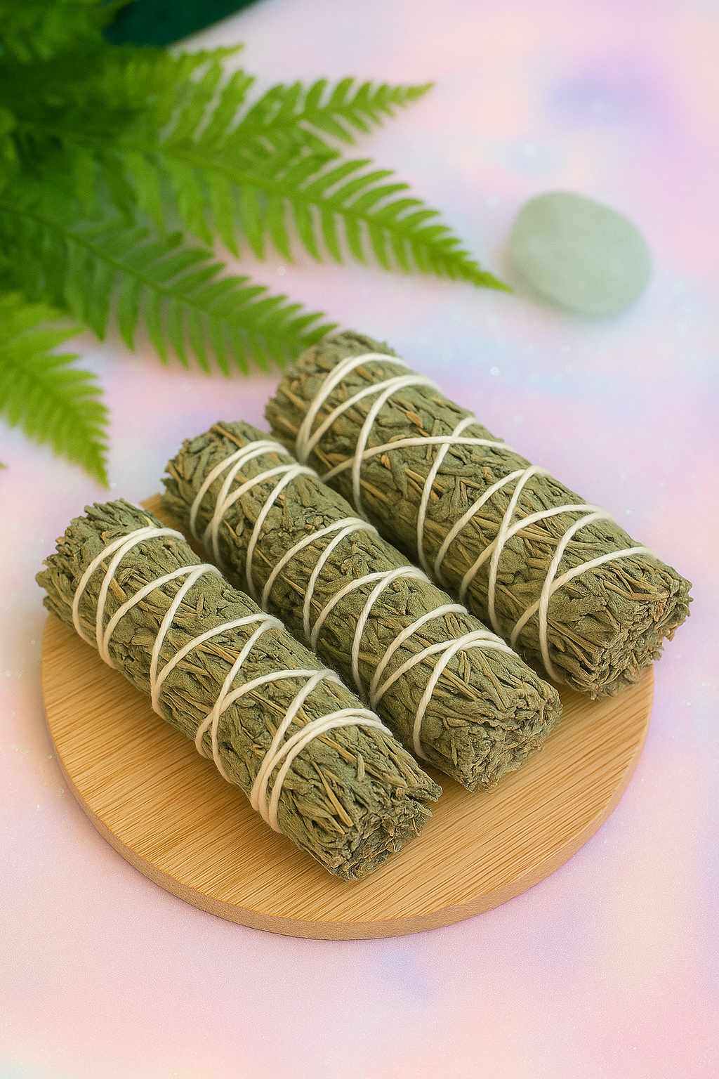 MUGWORT Smudge Stick 10cm ~ Realign Energy • Deepen Your Intuition