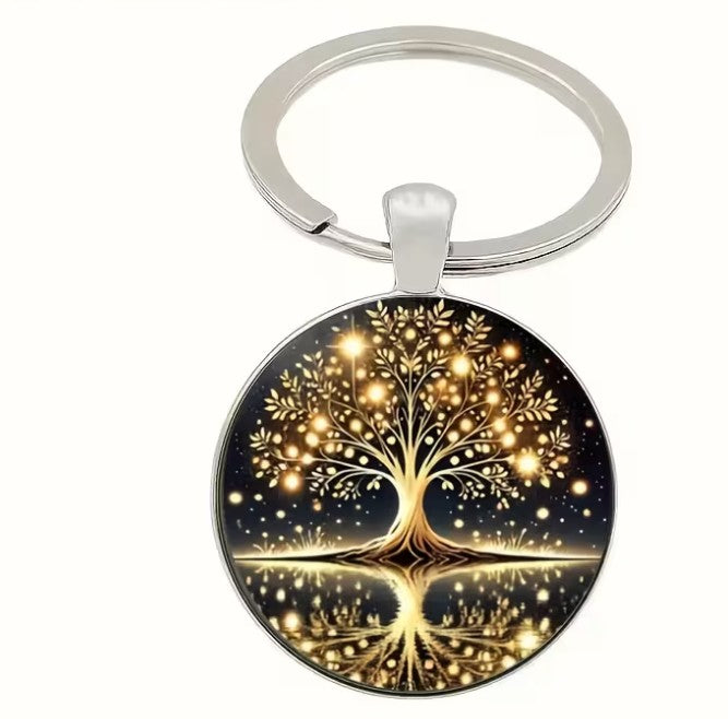Tree of Life ~Gorgeous ~ Key ring ~ Keychain ~ Spiritual Keyrings – Silver